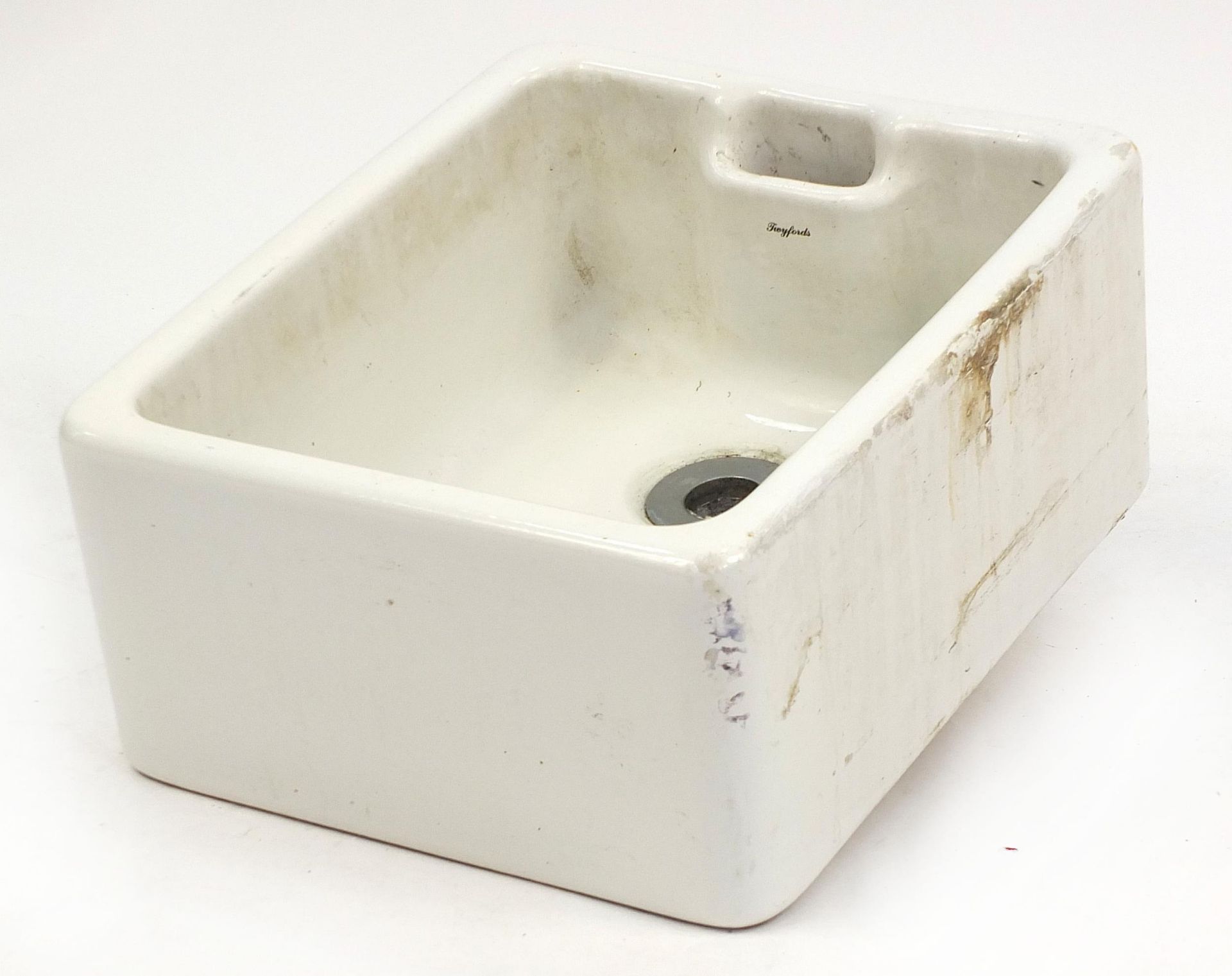 Twyfords Belfast sink, 21cm high x 46.5cm W x 39.5cm D