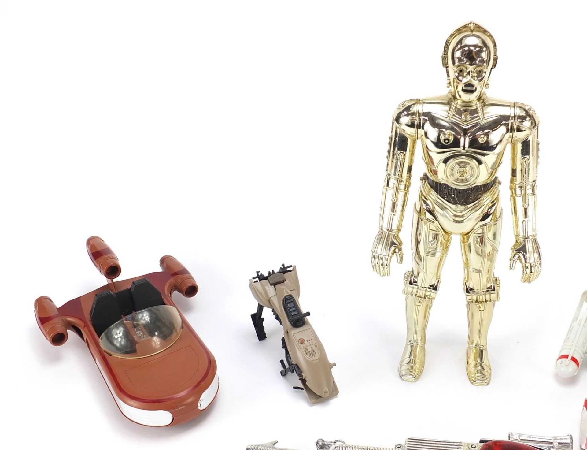 Vintage toys including Space Outlaw diecast gun and large Star Wars C-3PO - Image 2 of 5