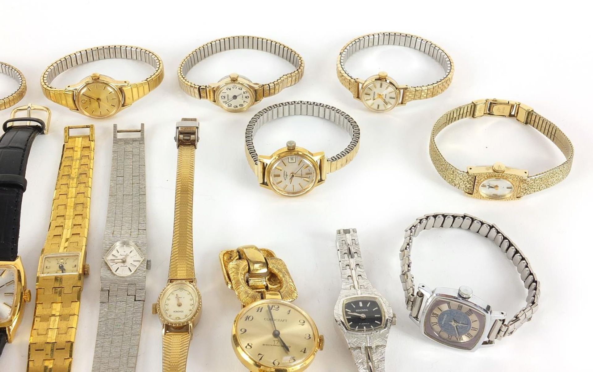 Twenty four ladies watches to include Seiko, Sekonda, Accurist, Timex and Rotary - Image 4 of 6