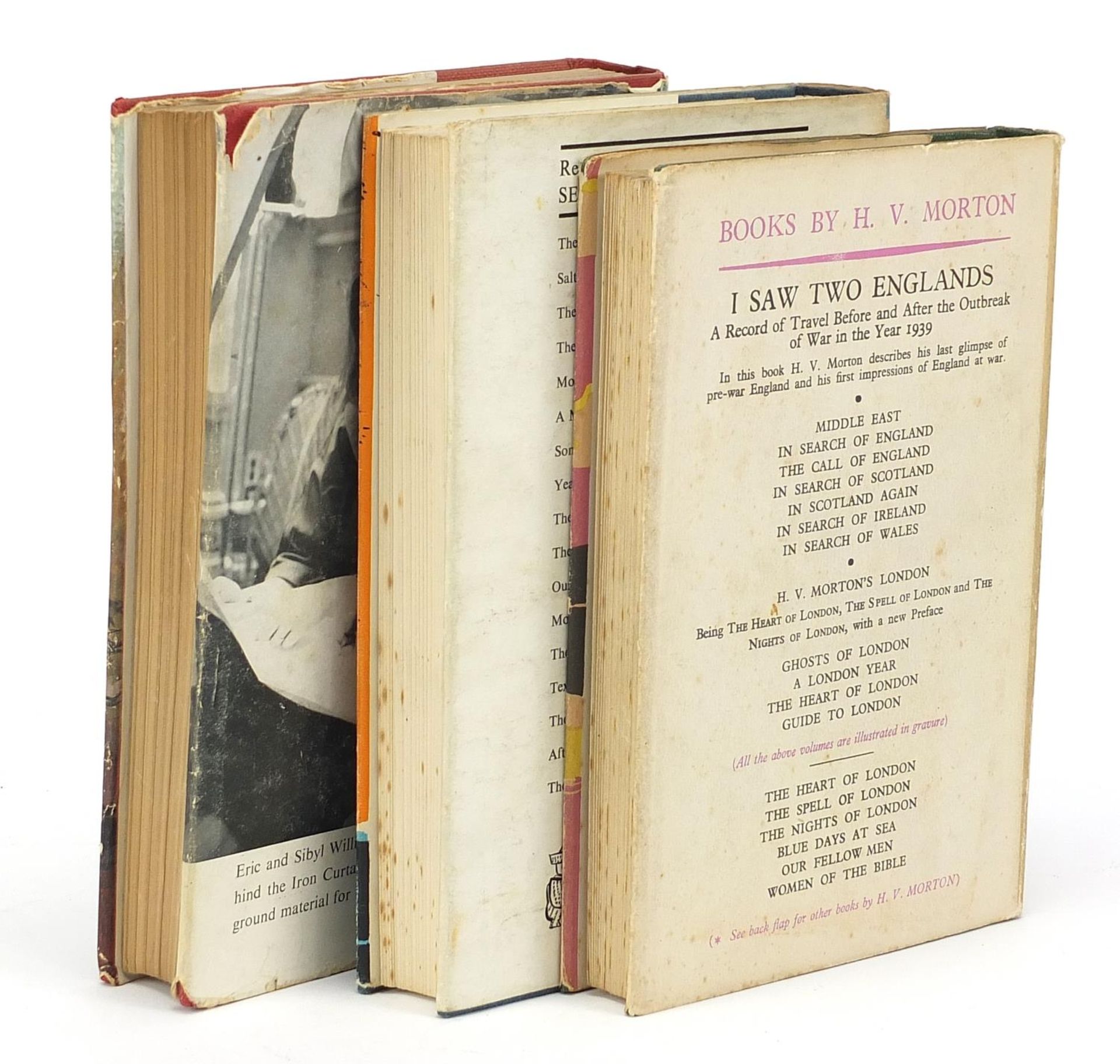Three hardback books with dust jackets comprising Atlantic Meeting by H V Marton, When the Legends - Image 7 of 7