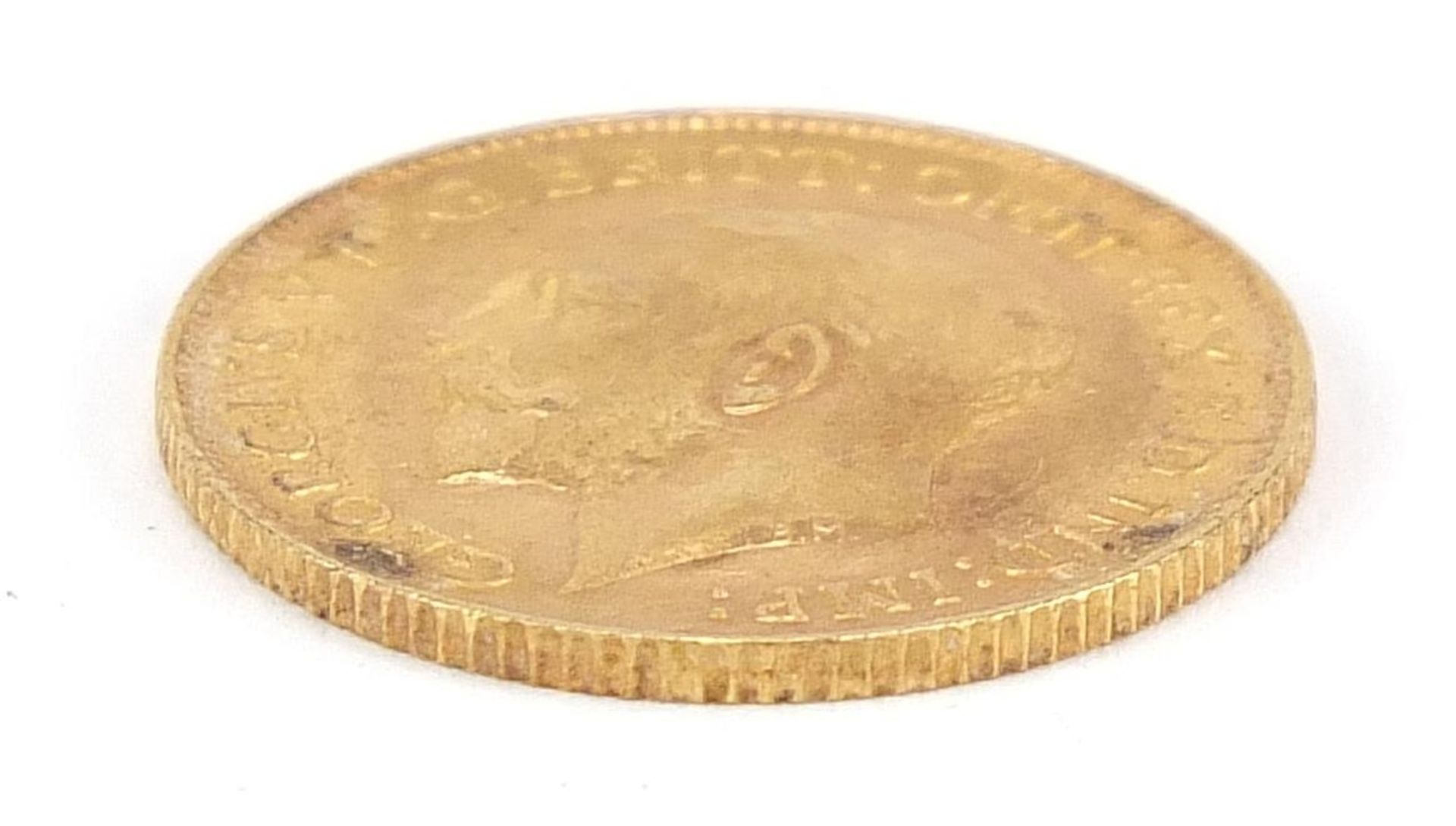 George V 1913 gold half sovereign - this lot is sold without buyer's premium - Image 3 of 3