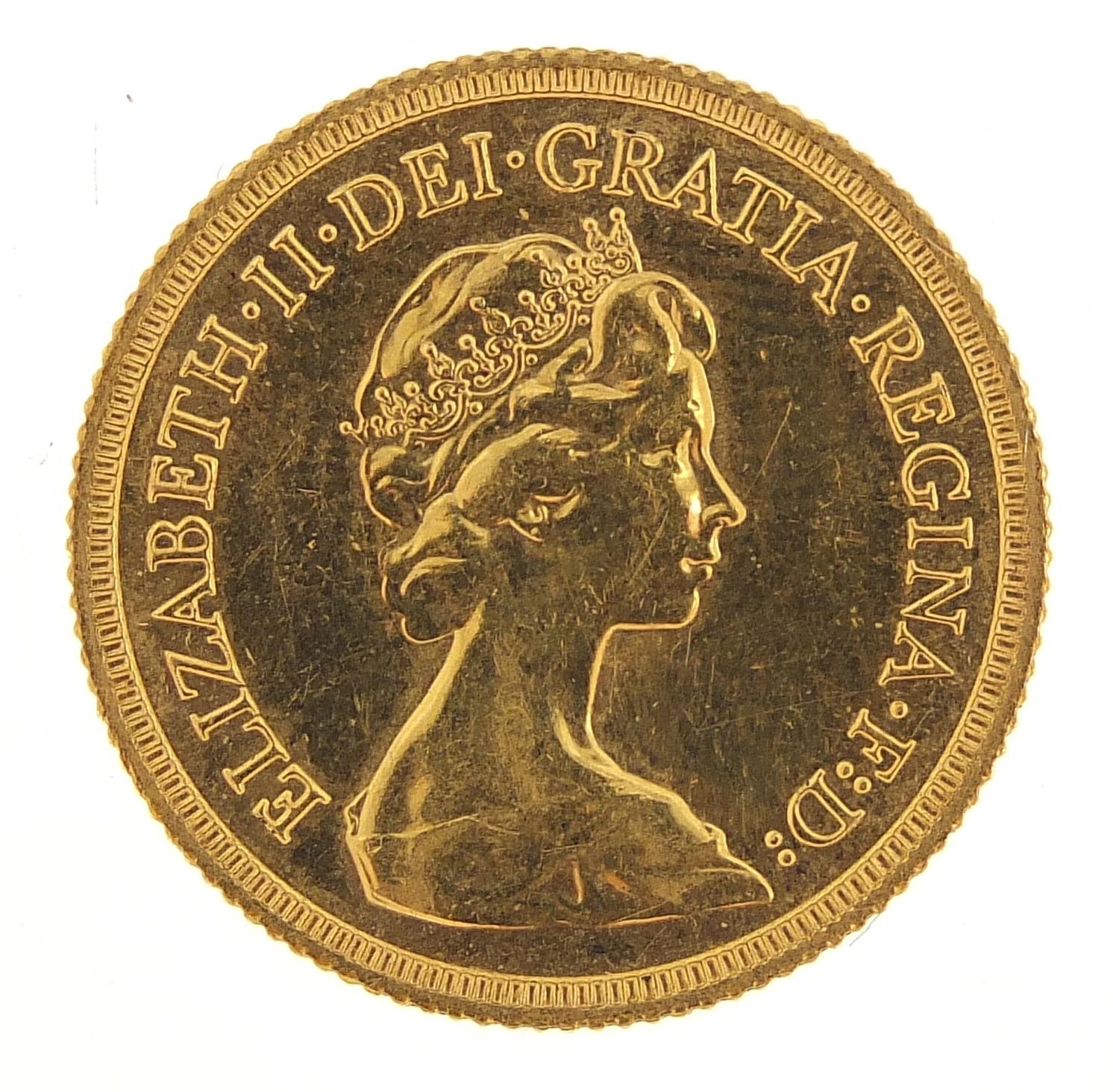 Elizabeth II 1982 gold sovereign - this lot is sold without buyer's premium - Image 2 of 3