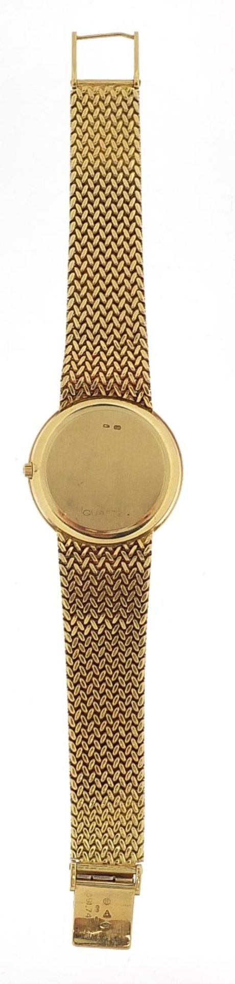 Omega, 18ct gold gentlemen's wristwatch with 18ct gold strap, 31mm in diameter, 71.4g - this lot - Image 4 of 7