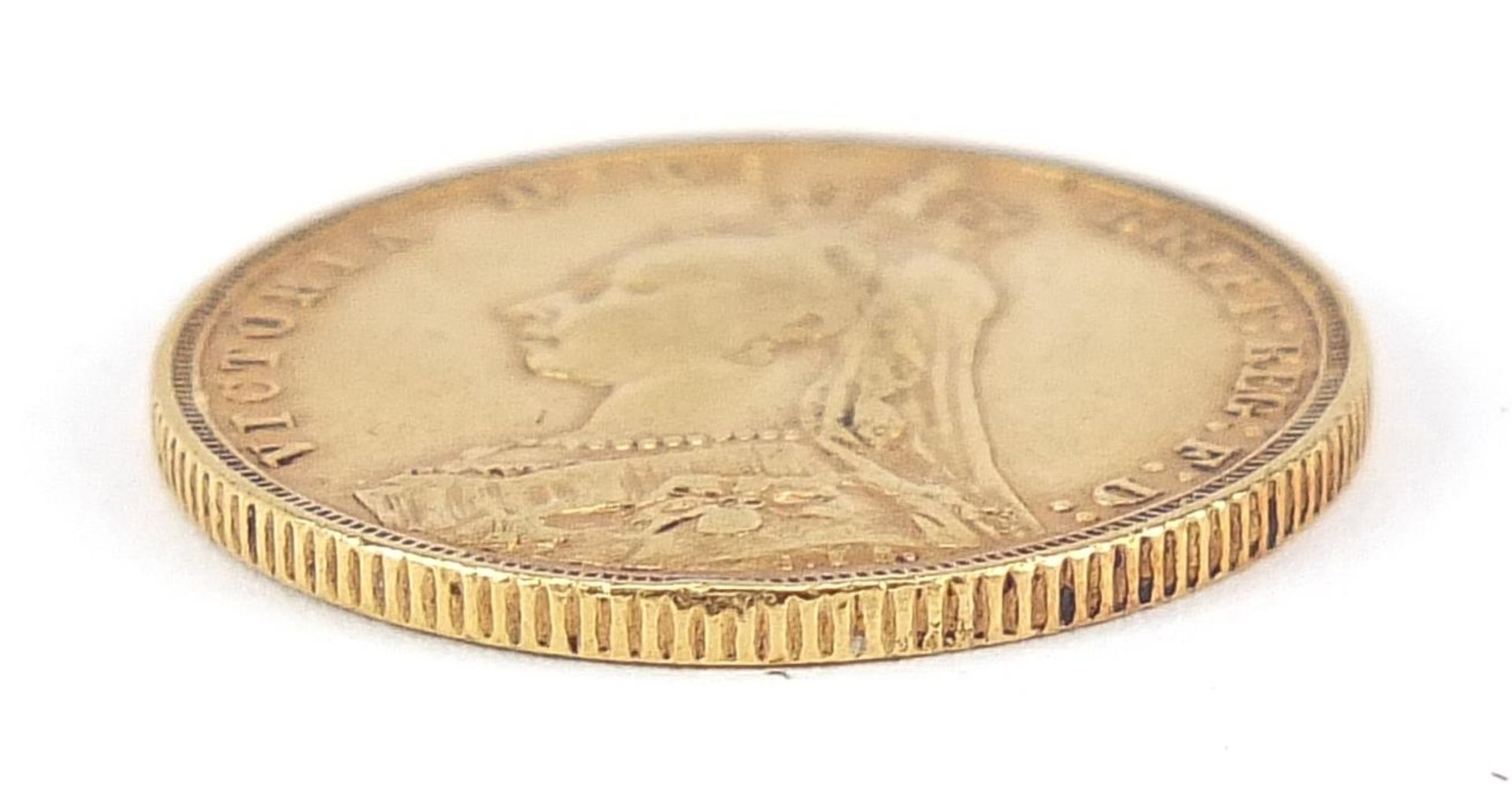 Queen Victoria Jubilee head 1892 gold sovereign - this lot is sold without buyer's premium - Image 3 of 3