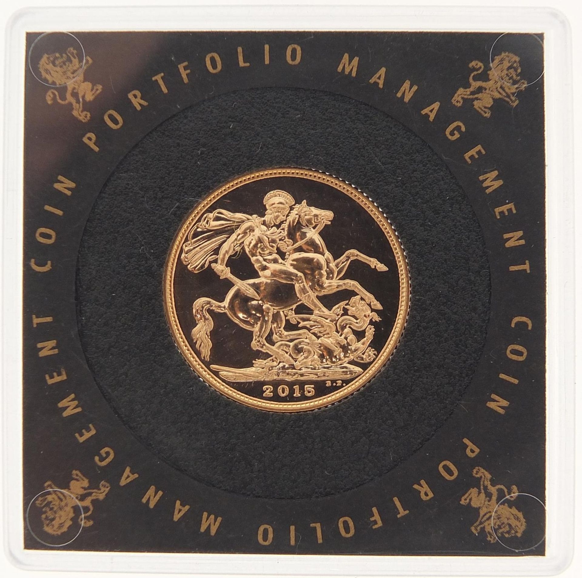 Elizabeth II 2015 gold sovereign housed in portfolio management coin capsule - this lot is sold - Image 2 of 4