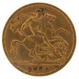 George V 1925 gold half sovereign, South African mint - this lot is sold without buyer's premium