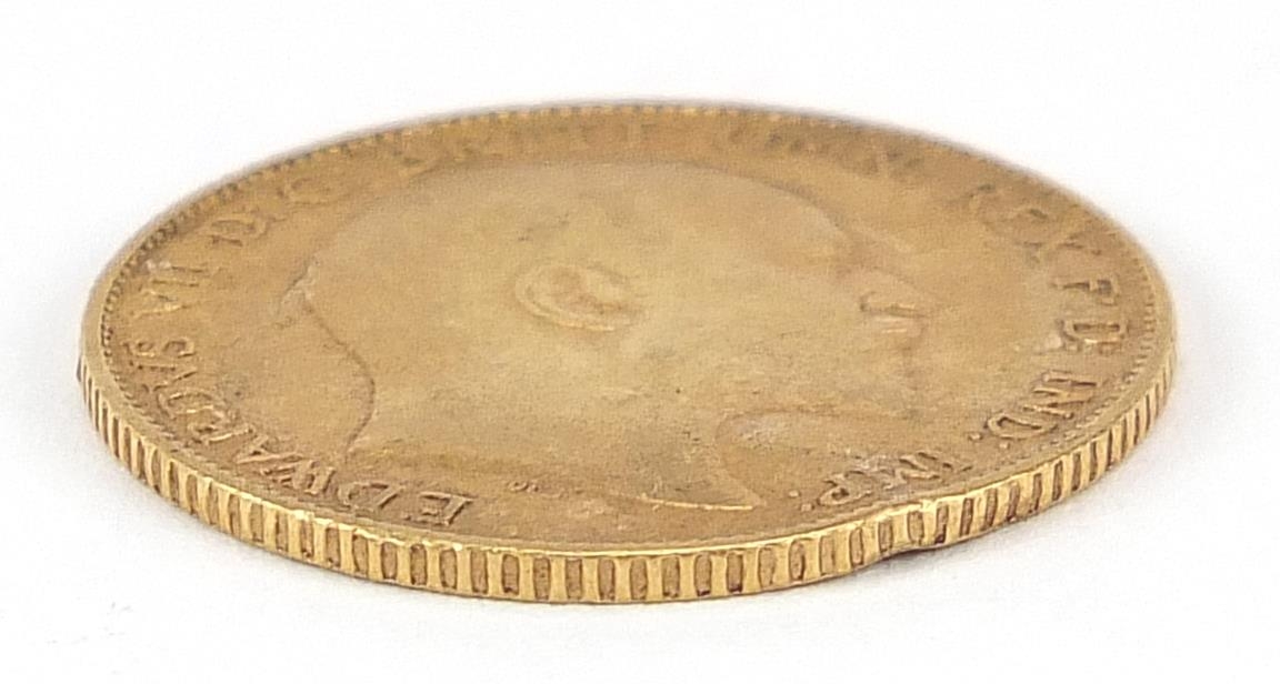 Edward VII 1903 gold half sovereign - this lot is sold without buyer's premium - Image 3 of 3