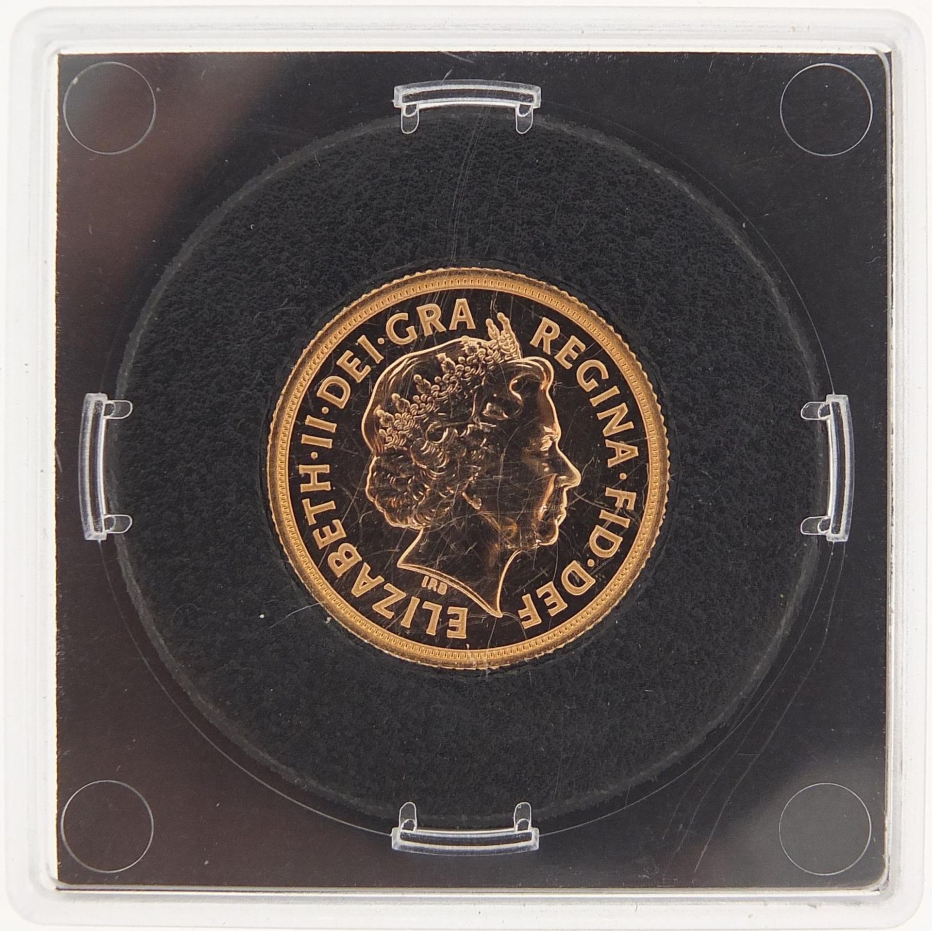Elizabeth II 2015 gold sovereign housed in portfolio management coin capsule - this lot is sold - Image 4 of 4