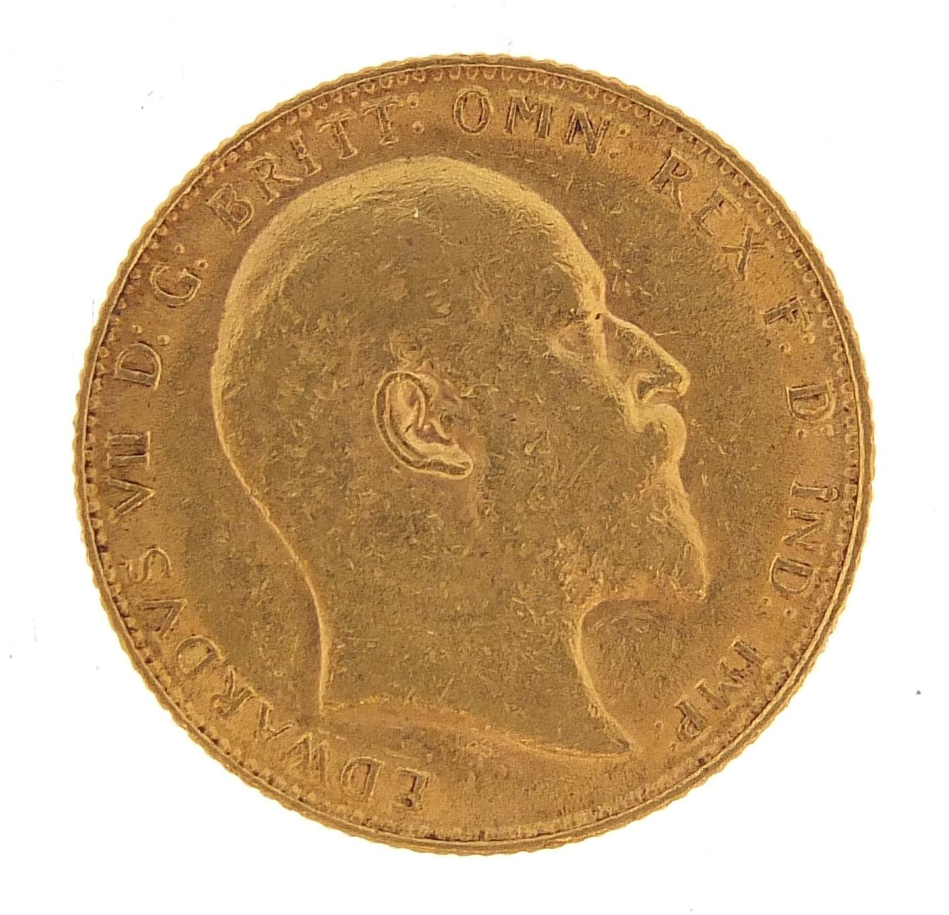 Edward VII 1907 gold sovereign - this lot is sold without buyer's premium - Image 2 of 3