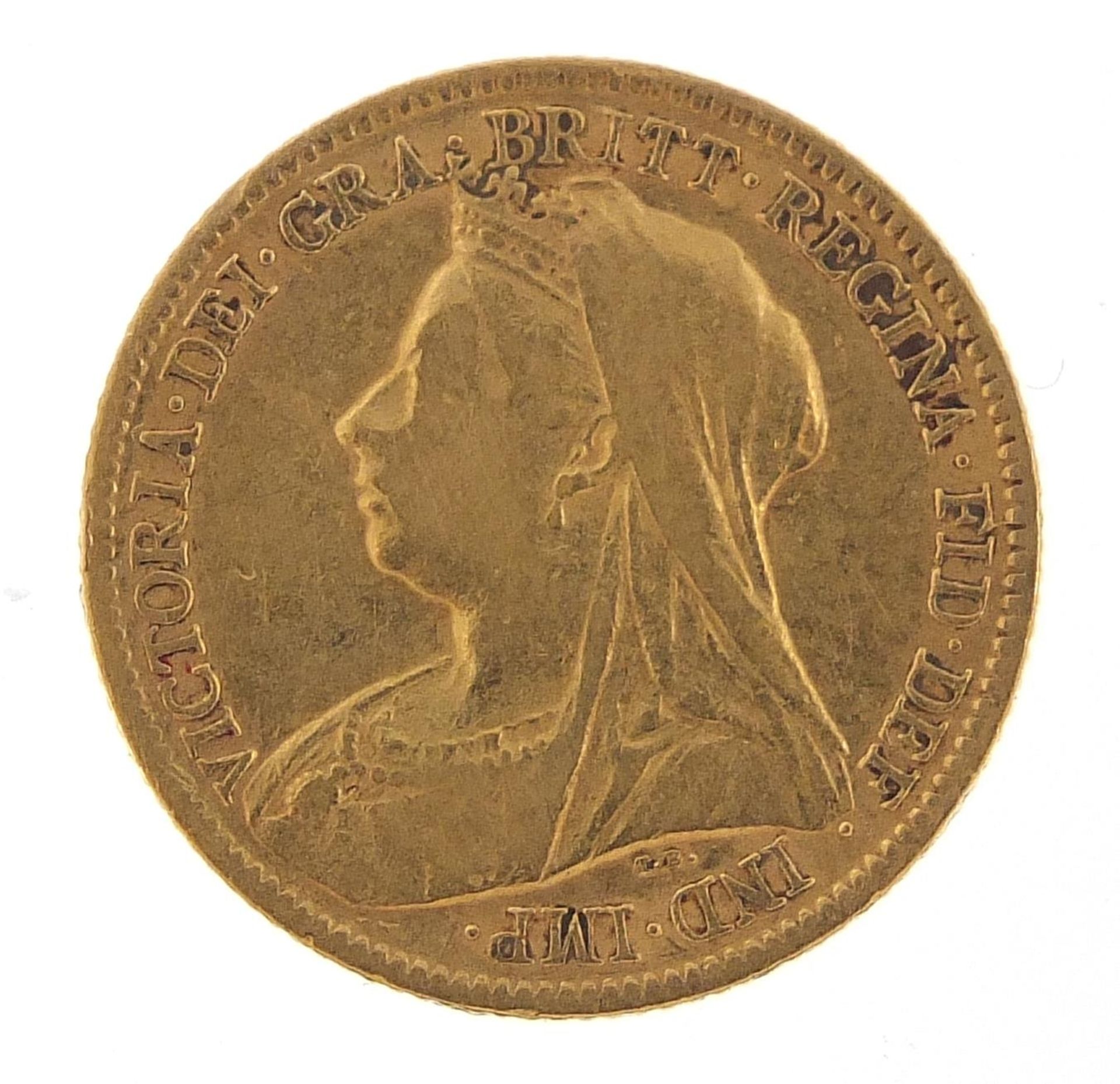 Queen Victoria 1900 gold half sovereign - this lot is sold without buyer's premium - Image 2 of 3