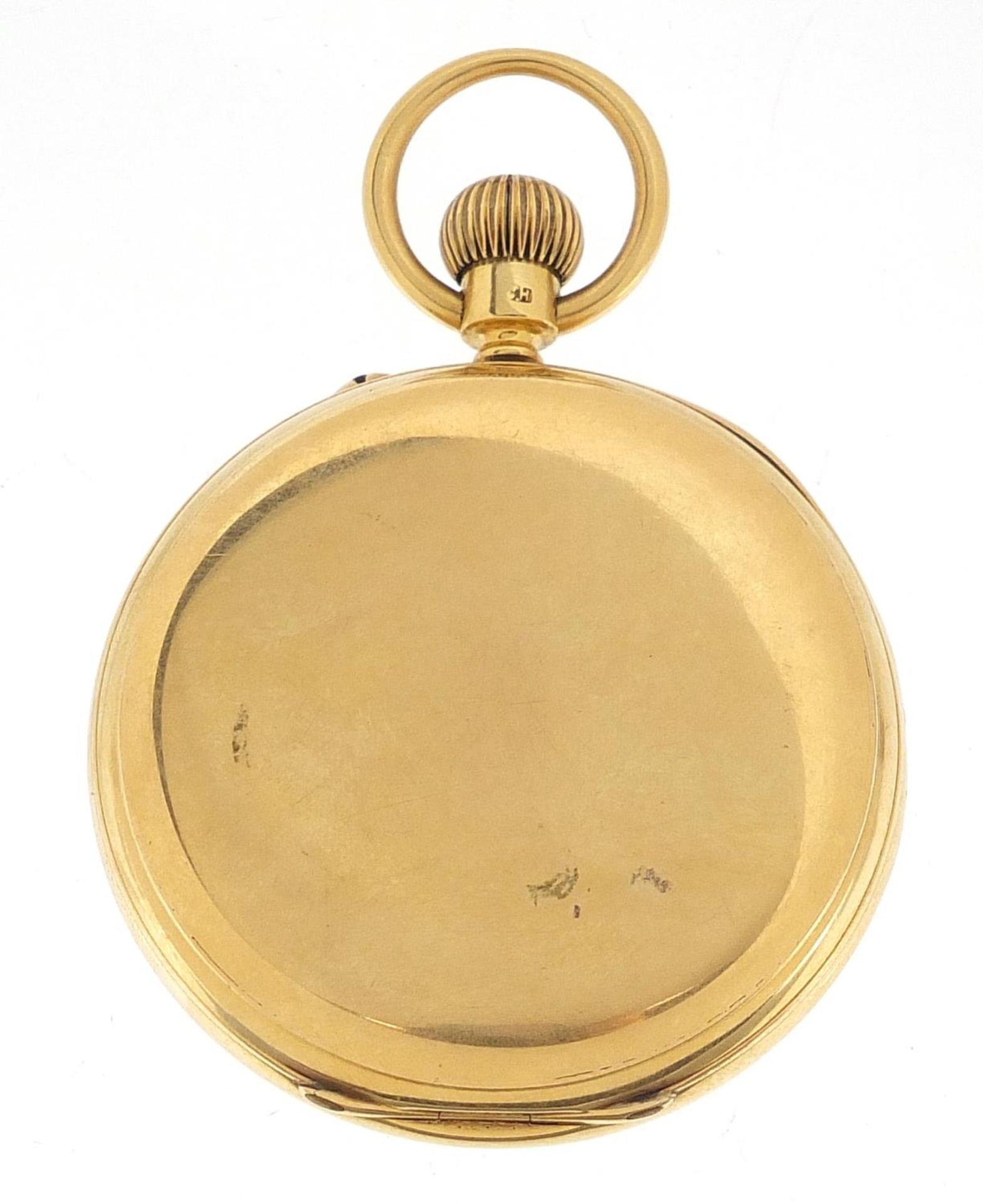 Barraud & Lunds, gentlemen's 18ct gold open face pocket watch, the movement numbered 3/5022, the - Image 5 of 6