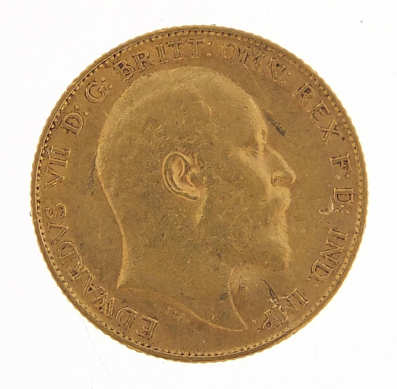 Edward VII 1903 gold half sovereign - this lot is sold without buyer's premium - Image 2 of 3