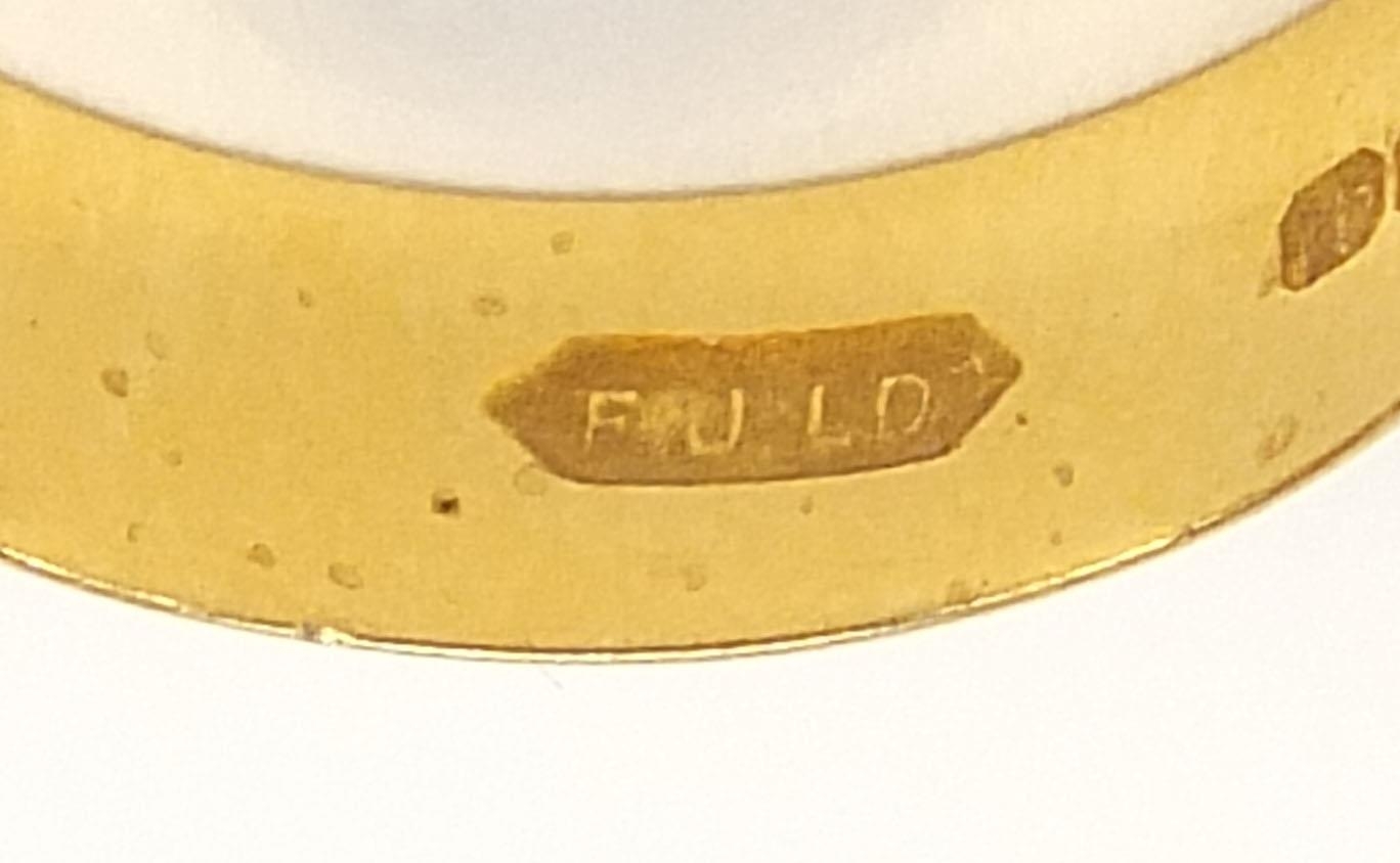 22ct gold wedding band, London 1973, size O, 4.0g - this lot is sold without buyer's premium - Image 5 of 5