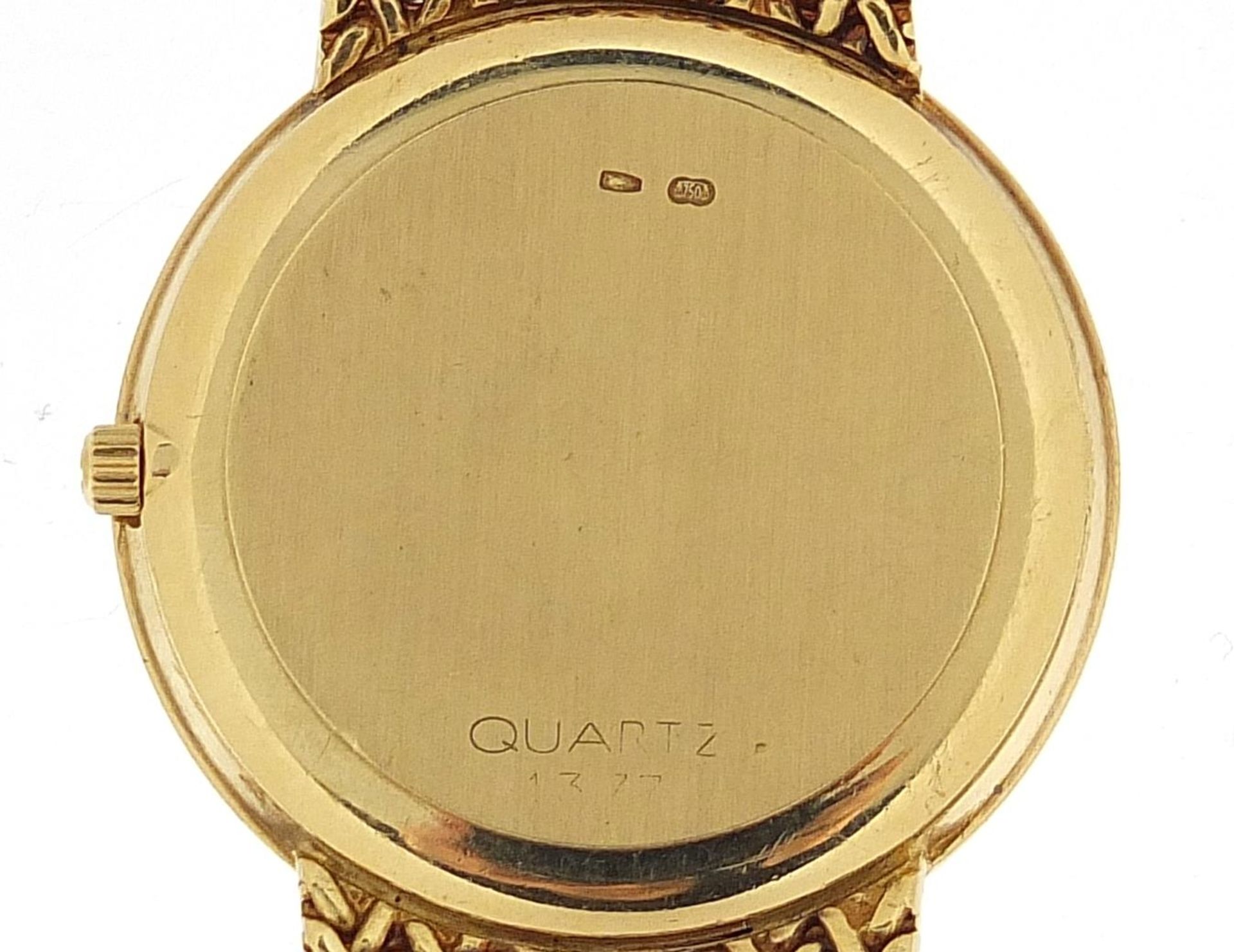 Omega, 18ct gold gentlemen's wristwatch with 18ct gold strap, 31mm in diameter, 71.4g - this lot - Image 5 of 7