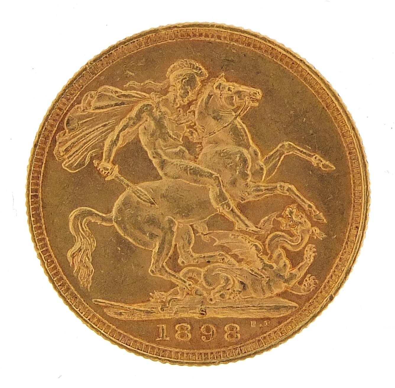 Queen Victoria 1898 gold sovereign, Sydney mint - this lot is sold without buyer's premium