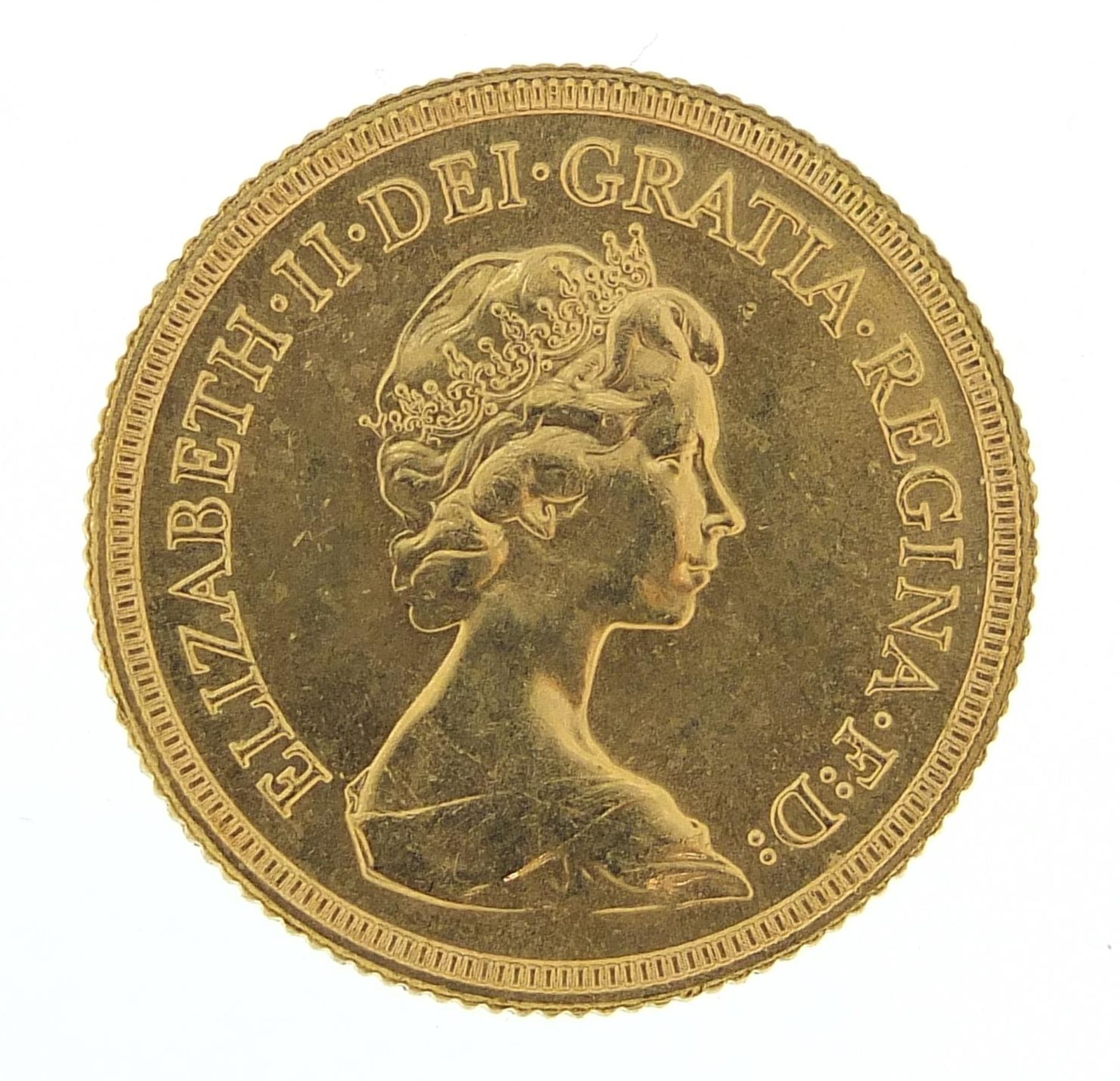 Elizabeth II 1981 gold sovereign - this lot is sold without buyer's premium - Image 2 of 3