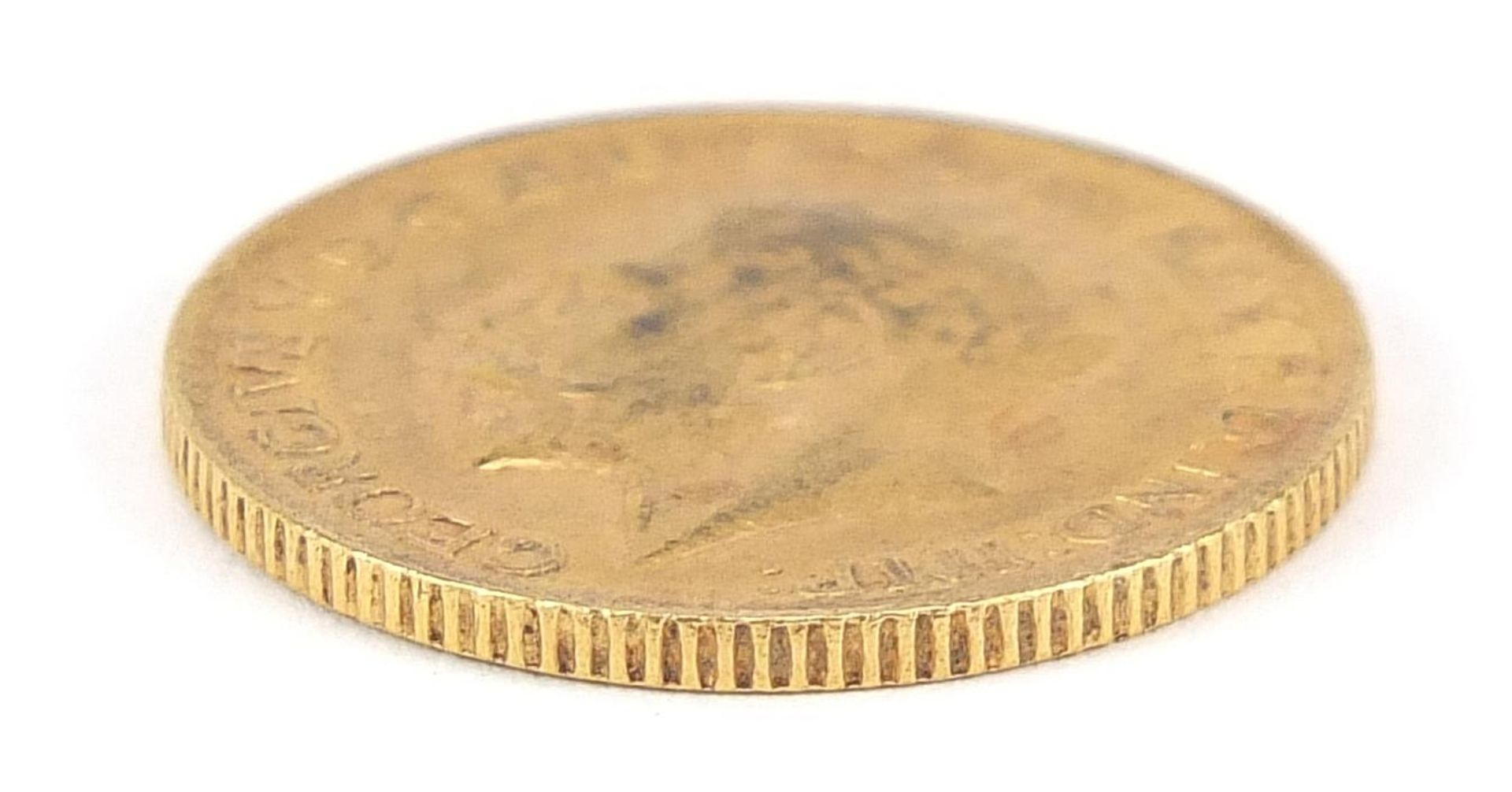 George V 1912 gold sovereign - this lot is sold without buyer's premium - Image 3 of 3