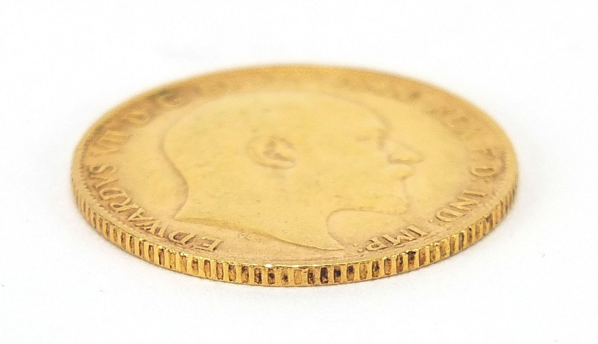 Edward VII 1909 gold half sovereign - this lot is sold without buyer's premium - Image 3 of 3