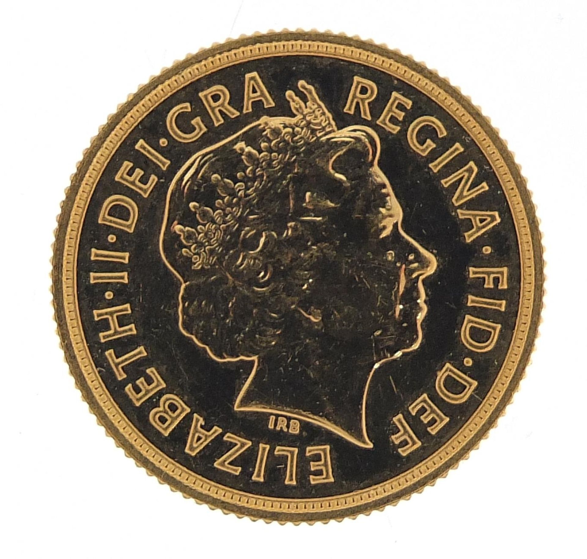 Elizabeth II 2013 gold sovereign - this lot is sold without buyer's premium - Image 2 of 3