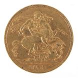 Edward VII 1903 gold sovereign - this lot is sold without buyer's premium