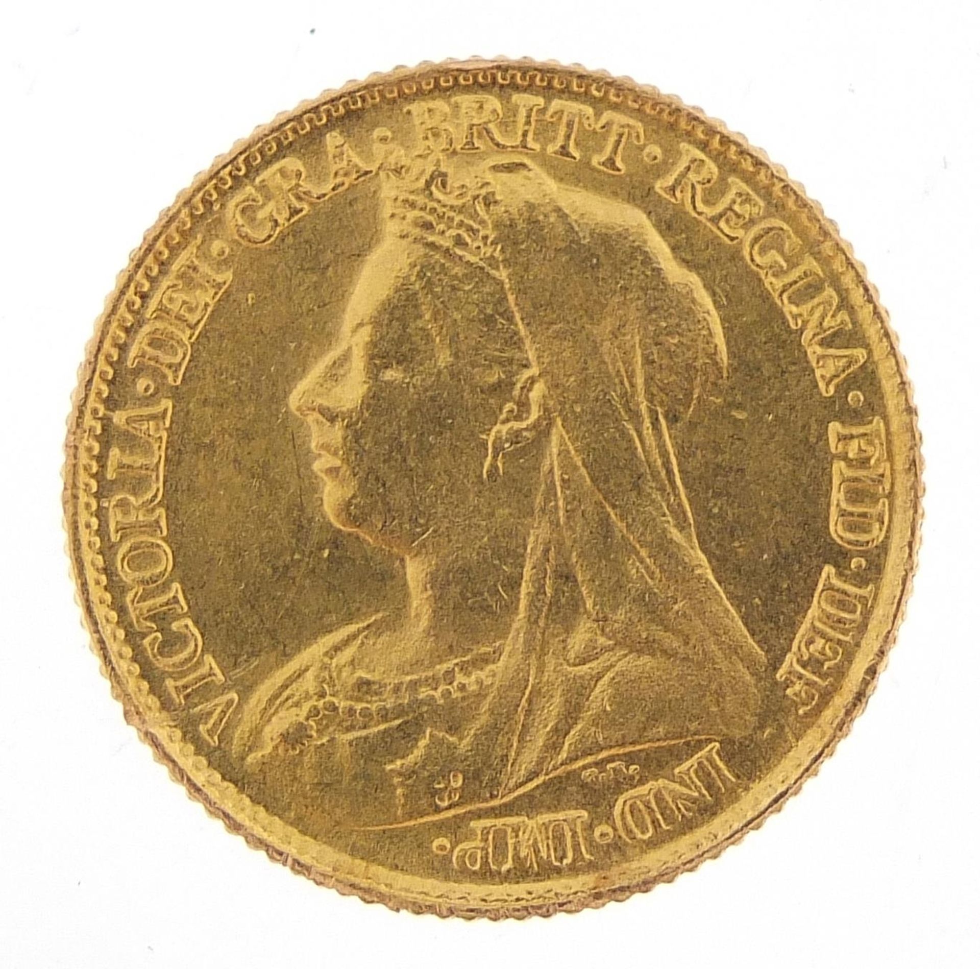Queen Victoria 1896 gold half sovereign, - this lot is sold without buyer's premium - Image 2 of 3