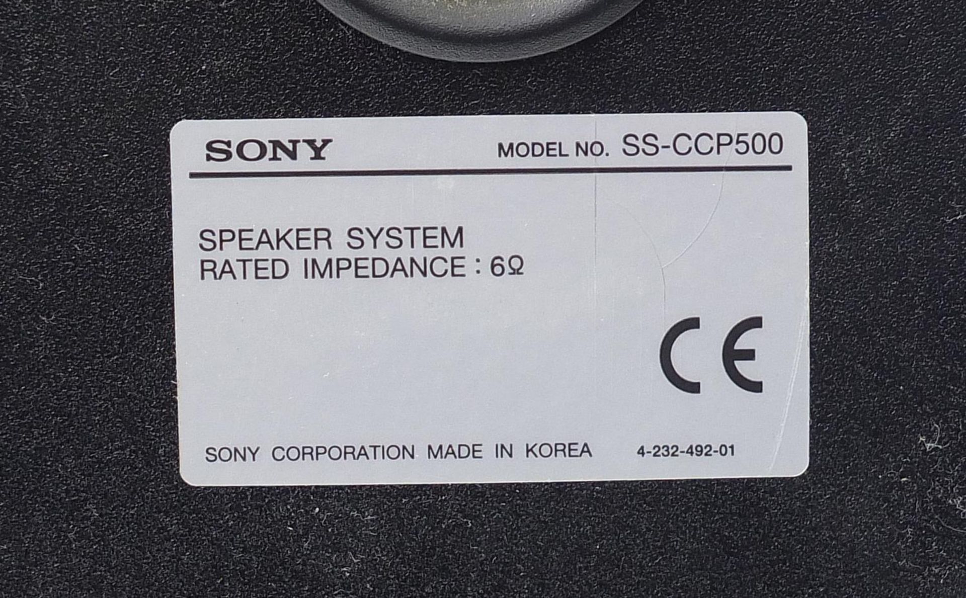 Sony CMT-CP100 micro HiFi component system with speakers and remote - Image 2 of 2