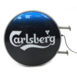 Carlsberg advertising illuminated bar sign, 70cm wide