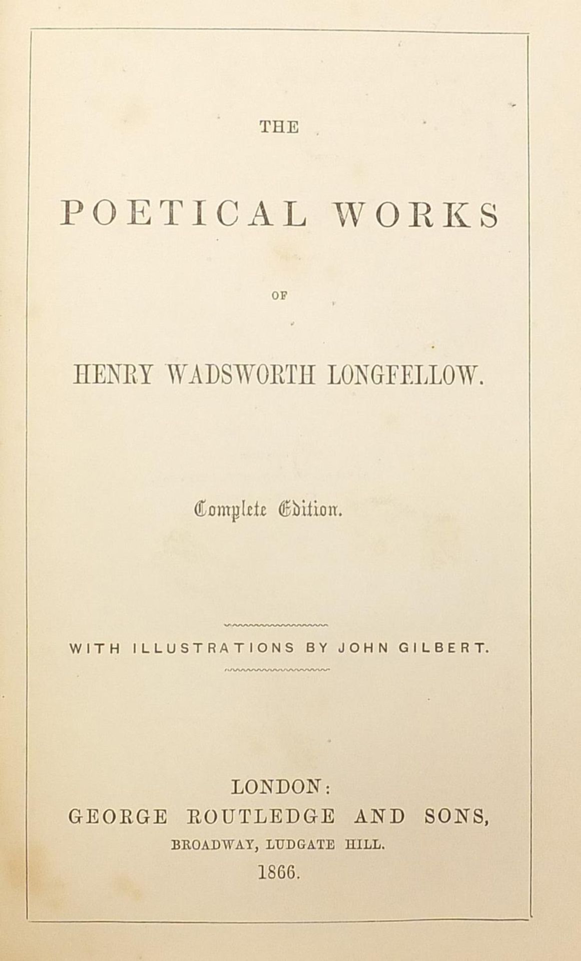 Three hardback books comprising Longfellow's Poetical Works, Novel Notes by Jerome K Jerome and - Image 4 of 5