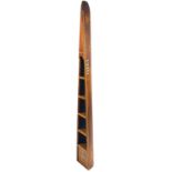 Rowing interest canoe bookcase, Henley 1936 Tarka, 222cm high