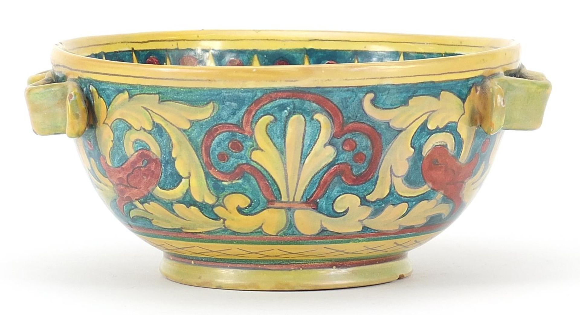 Italian lustre bowl in the style of William de Morgan, 18.5cm in diameter - Image 4 of 6