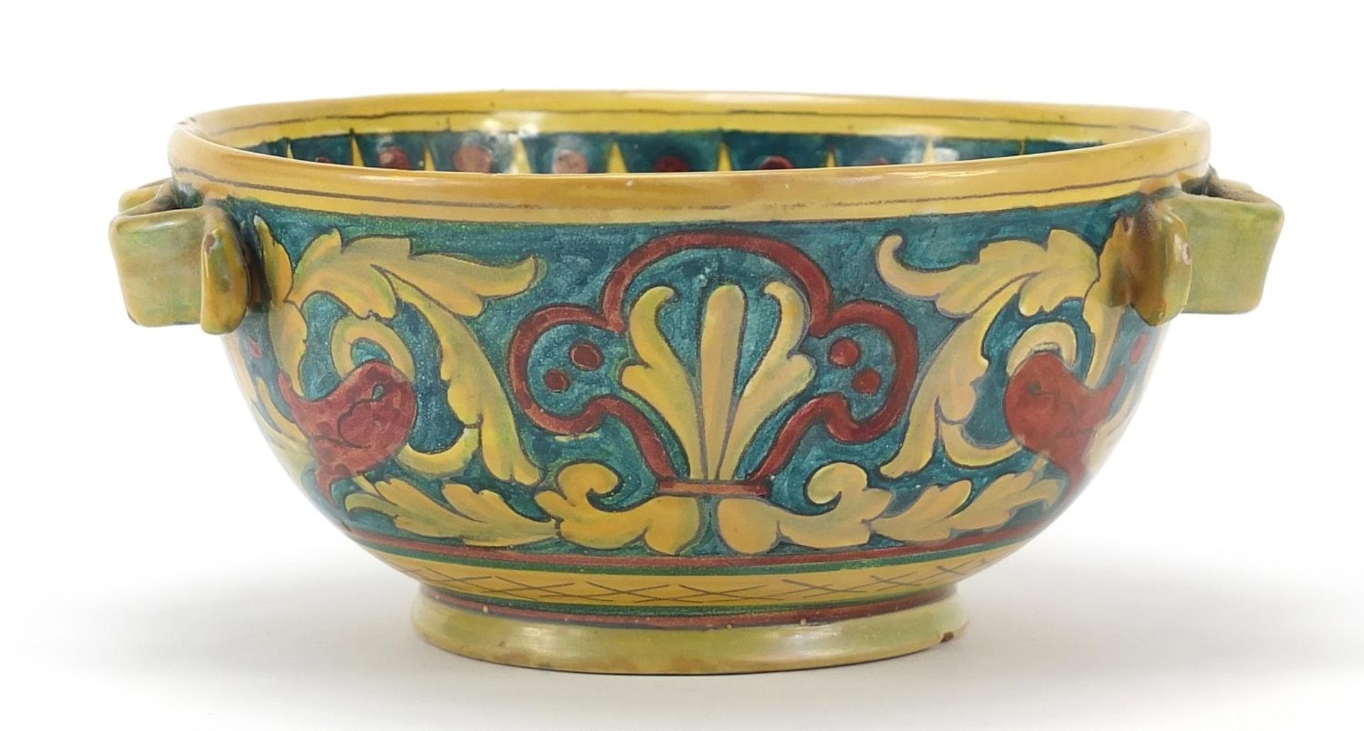 Italian lustre bowl in the style of William de Morgan, 18.5cm in diameter - Image 3 of 6