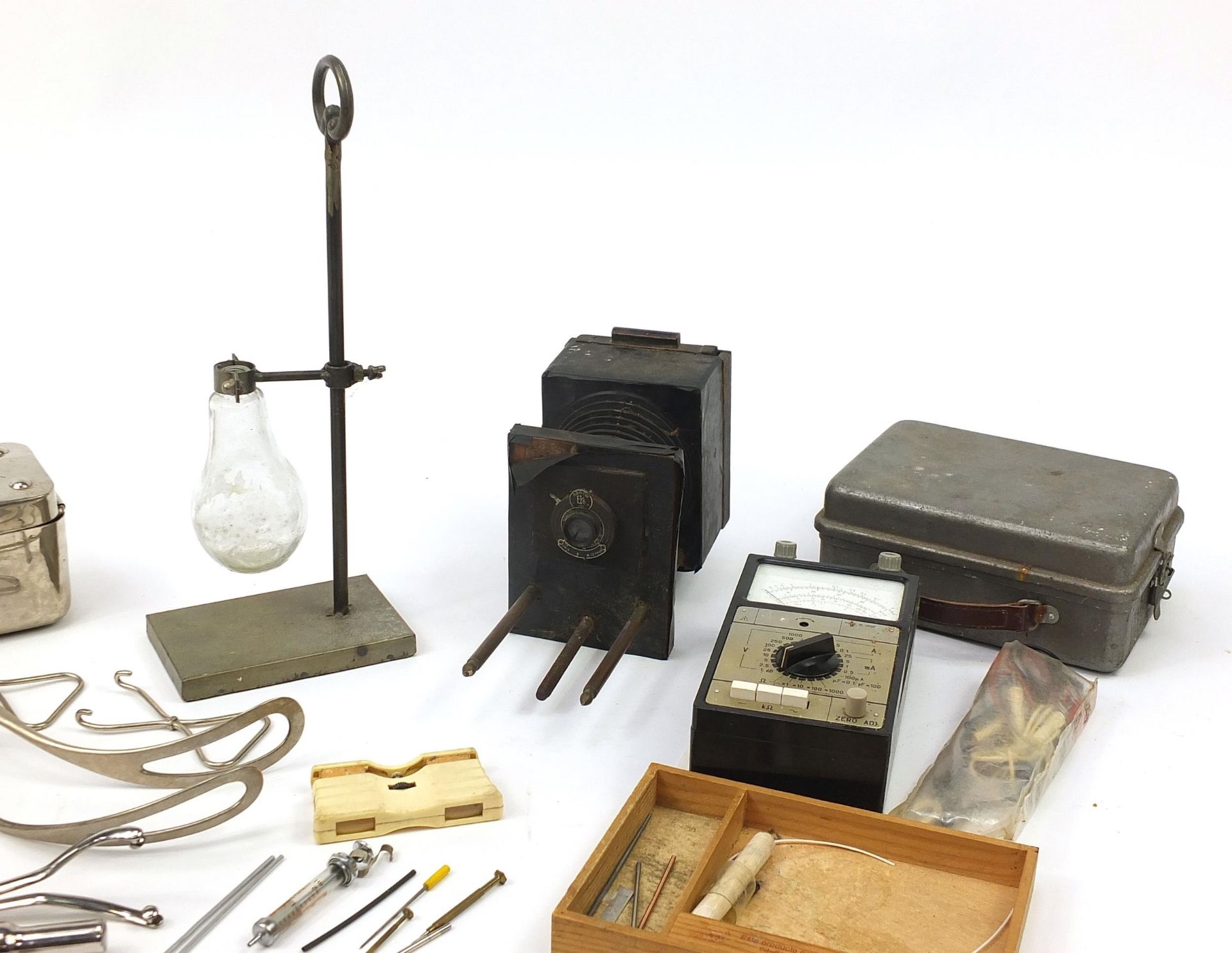 Sundry items including Kodak plate camera and vintage G F Thackray medical instruments - Image 4 of 4
