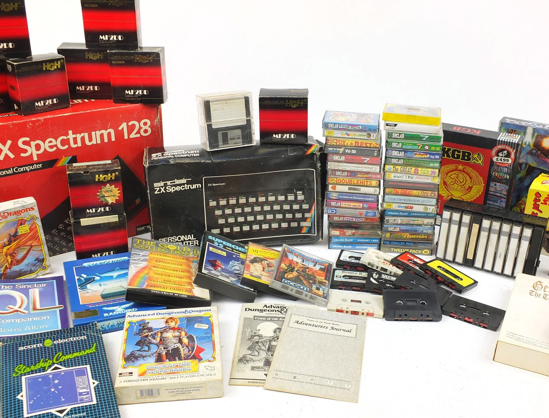 Vintage consoles, accessories and games including ZX Spectrum 128, Sinclair ZX Spectrum, Advanced - Image 3 of 4