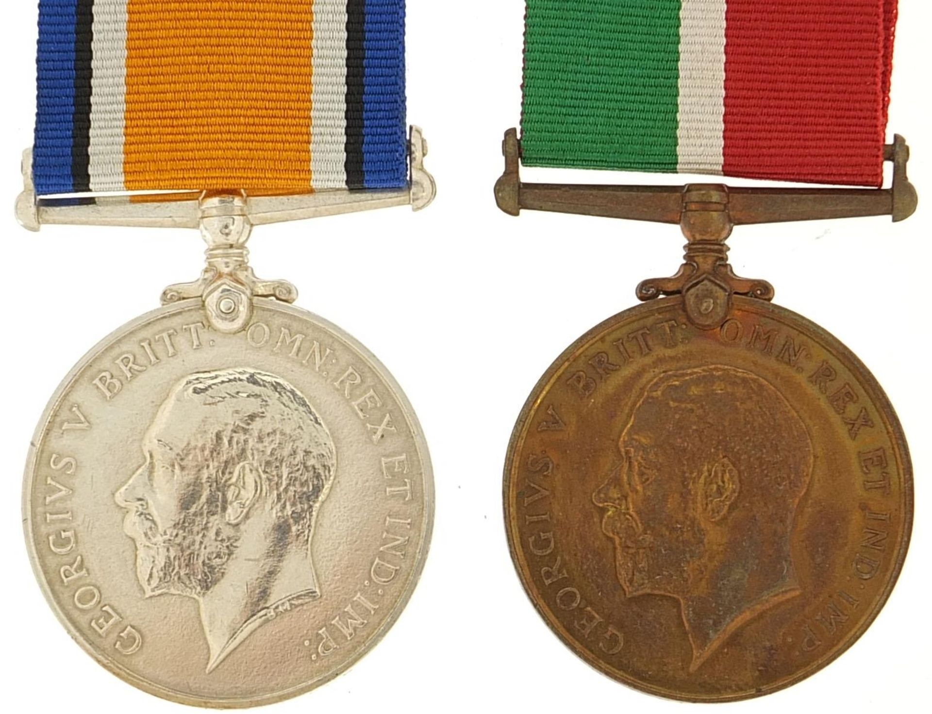 British military World War I pair awarded to Robert Walker