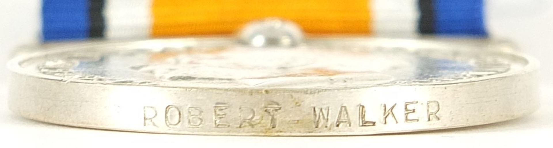 British military World War I pair awarded to Robert Walker - Image 5 of 6