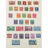 Collection of World stamps arranged in an album including China