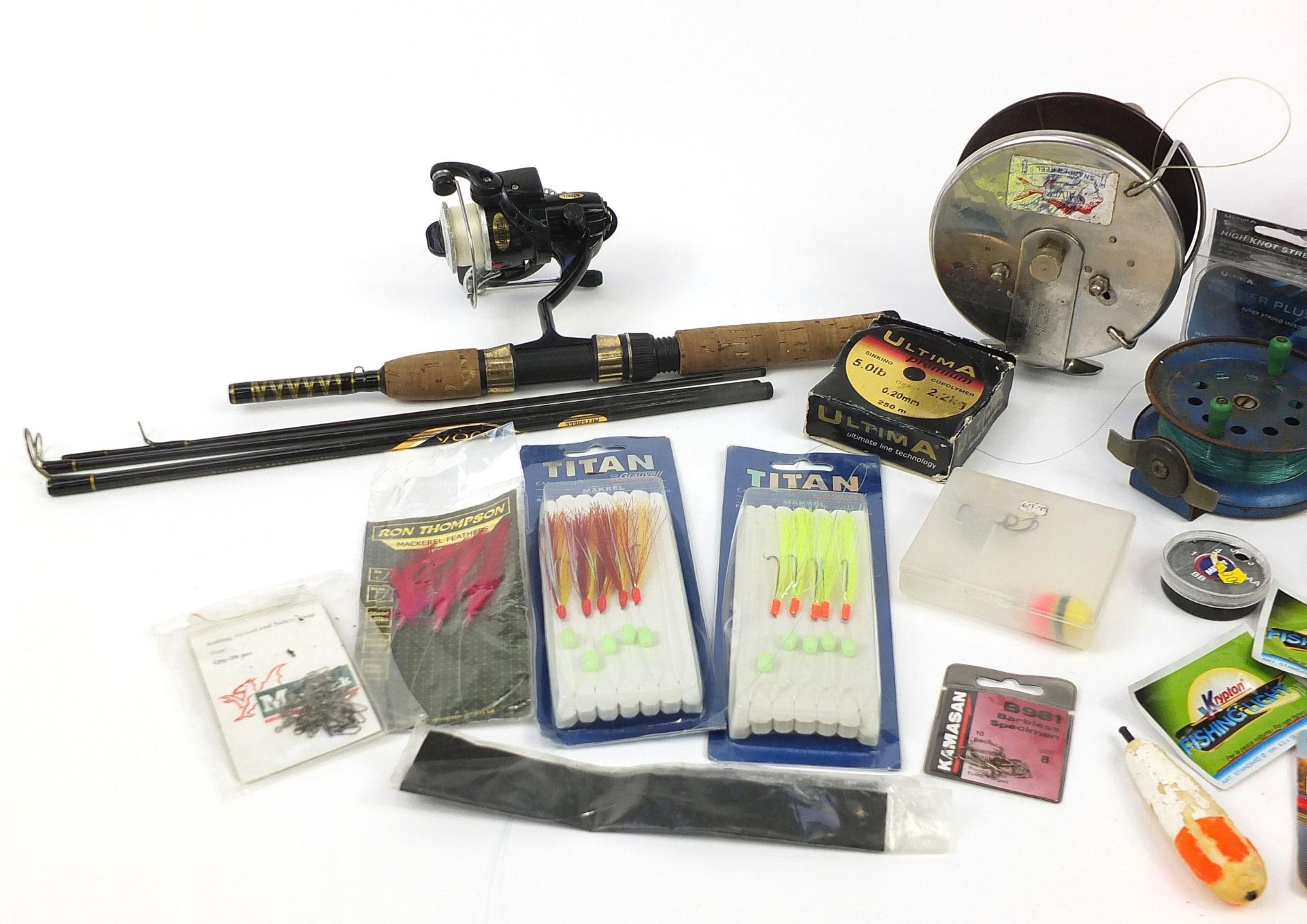 Vintage and later fishing reels, tackle and rods including Angler Scout 8-100, Alvey Snapper reel - Image 3 of 13