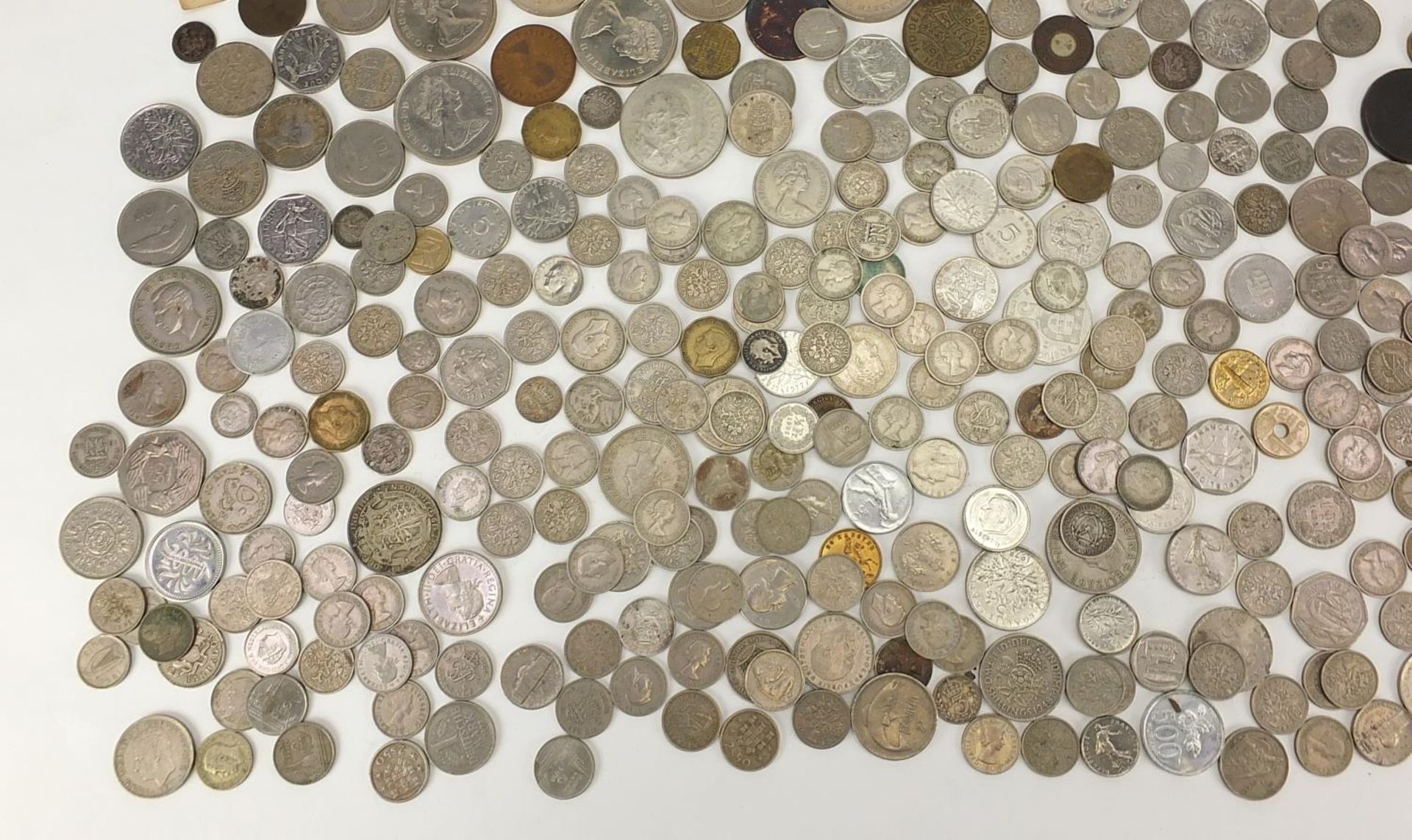 British and world coins and banknotes including pre 1947 and 1984 American silver dollar - Image 4 of 5