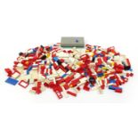 Selection of vintage Lego building blocks, approximately 1.2kg