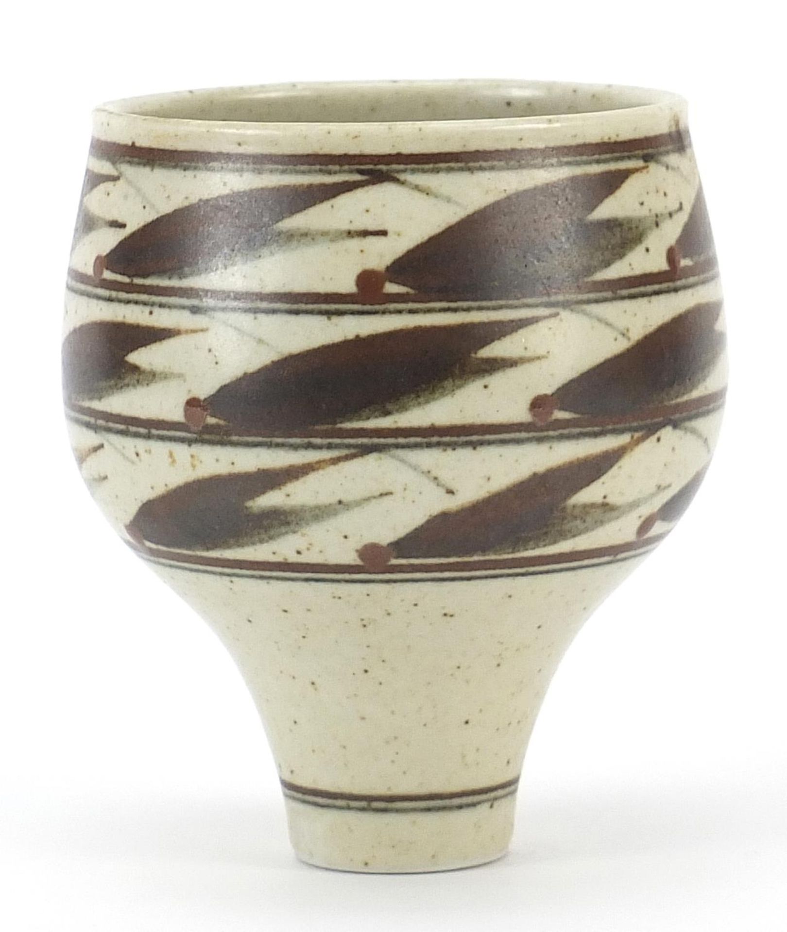 Derek Clarkson studio pottery bowl, 12.5cm high - Image 2 of 4