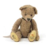 Robin Rive teddy bear with articulated limbs, Kapok limited edition 5/500, 35cm high