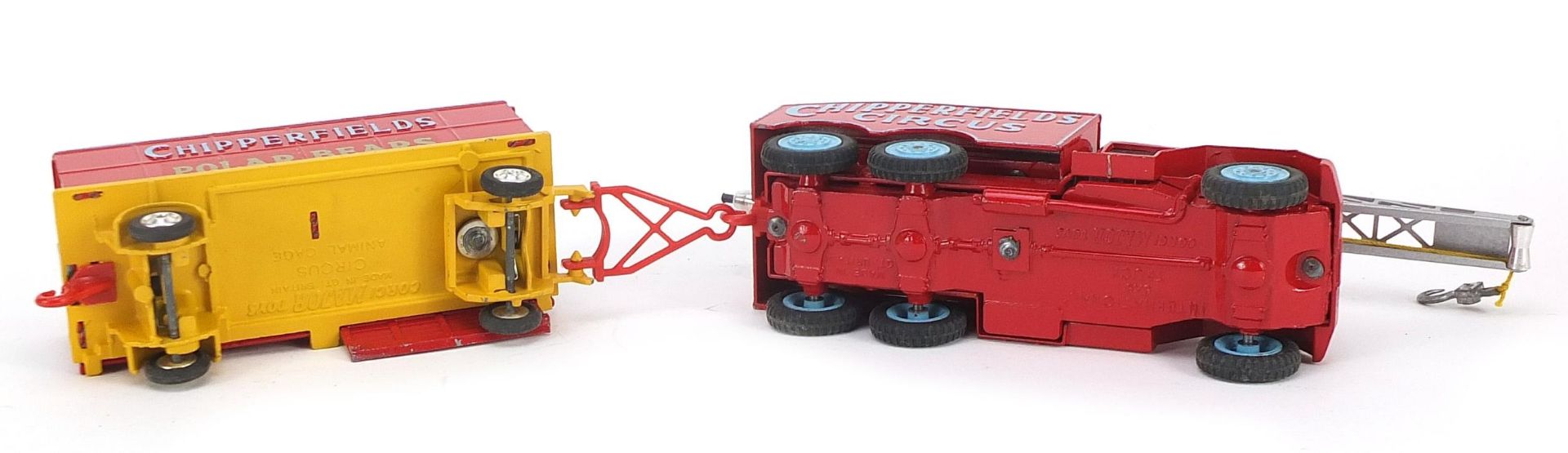 Corgi Toys Major Chipperfield's Circus crane, truck and cage with box, gift set no 12 - Image 4 of 5