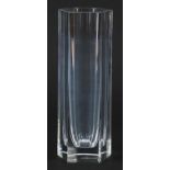 Baccarat, French crystal vase, 20cm high