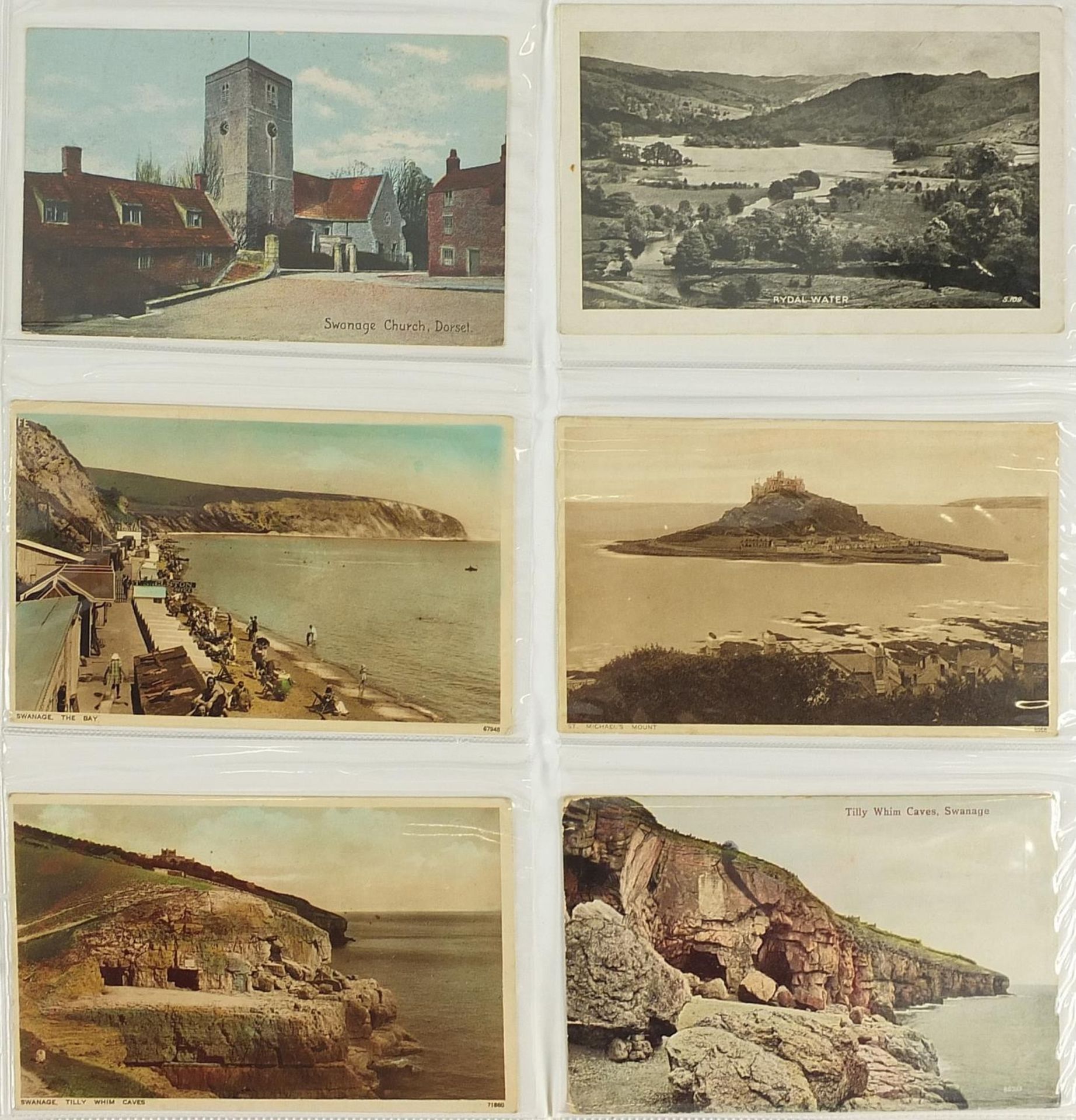 Good large collection of Edwardian and later postcards, some black and white photographic arranged - Image 11 of 17