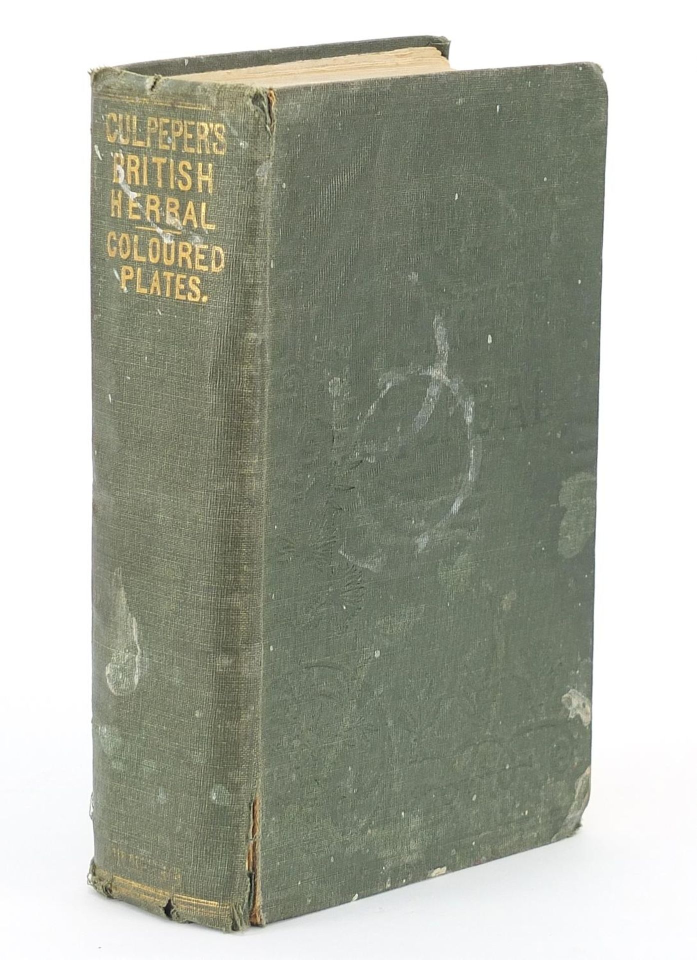Culpeper's British Herbal, hardback book published by Milner & Co with coloured plates