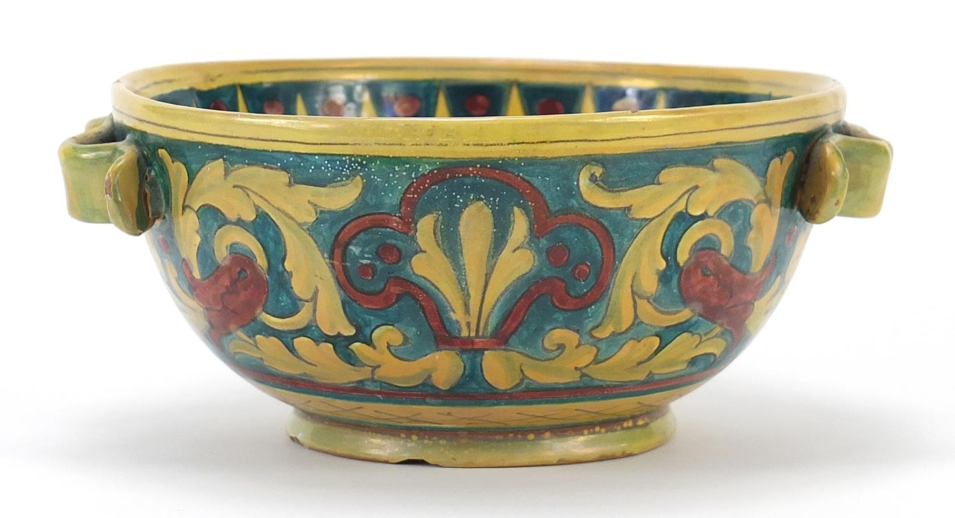 Italian lustre bowl in the style of William de Morgan, 18.5cm in diameter - Image 2 of 6