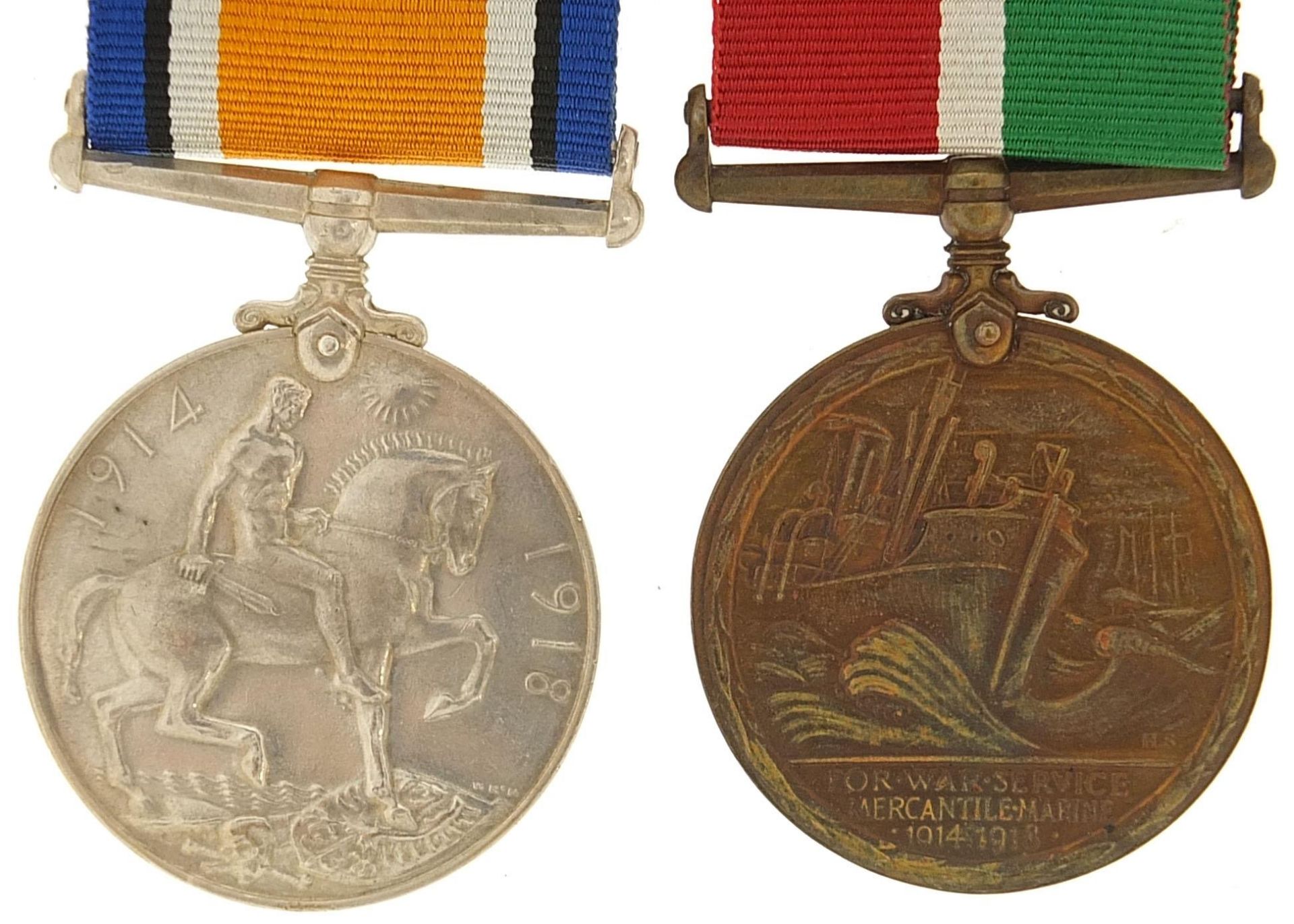 British military World War I pair awarded to Robert Walker - Image 2 of 6