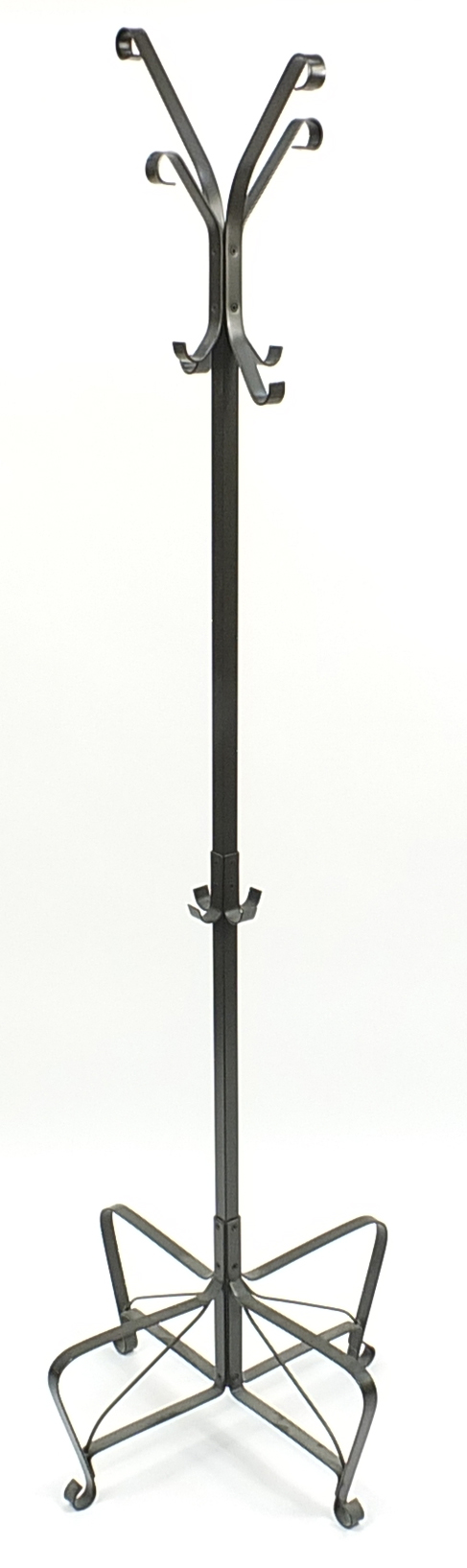 Industrial style metal coat stand, 191cm high - Image 2 of 2