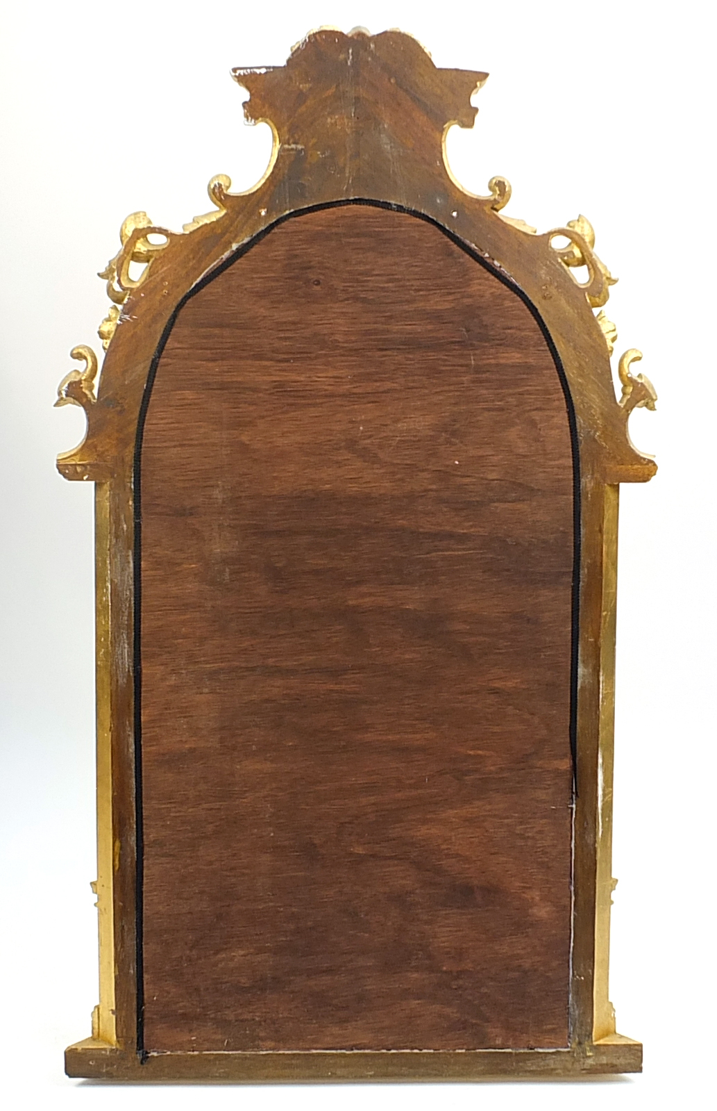 19th century style rectangular gilt framed mirror with acanthus leaf and floral decoration, 147. - Image 3 of 3