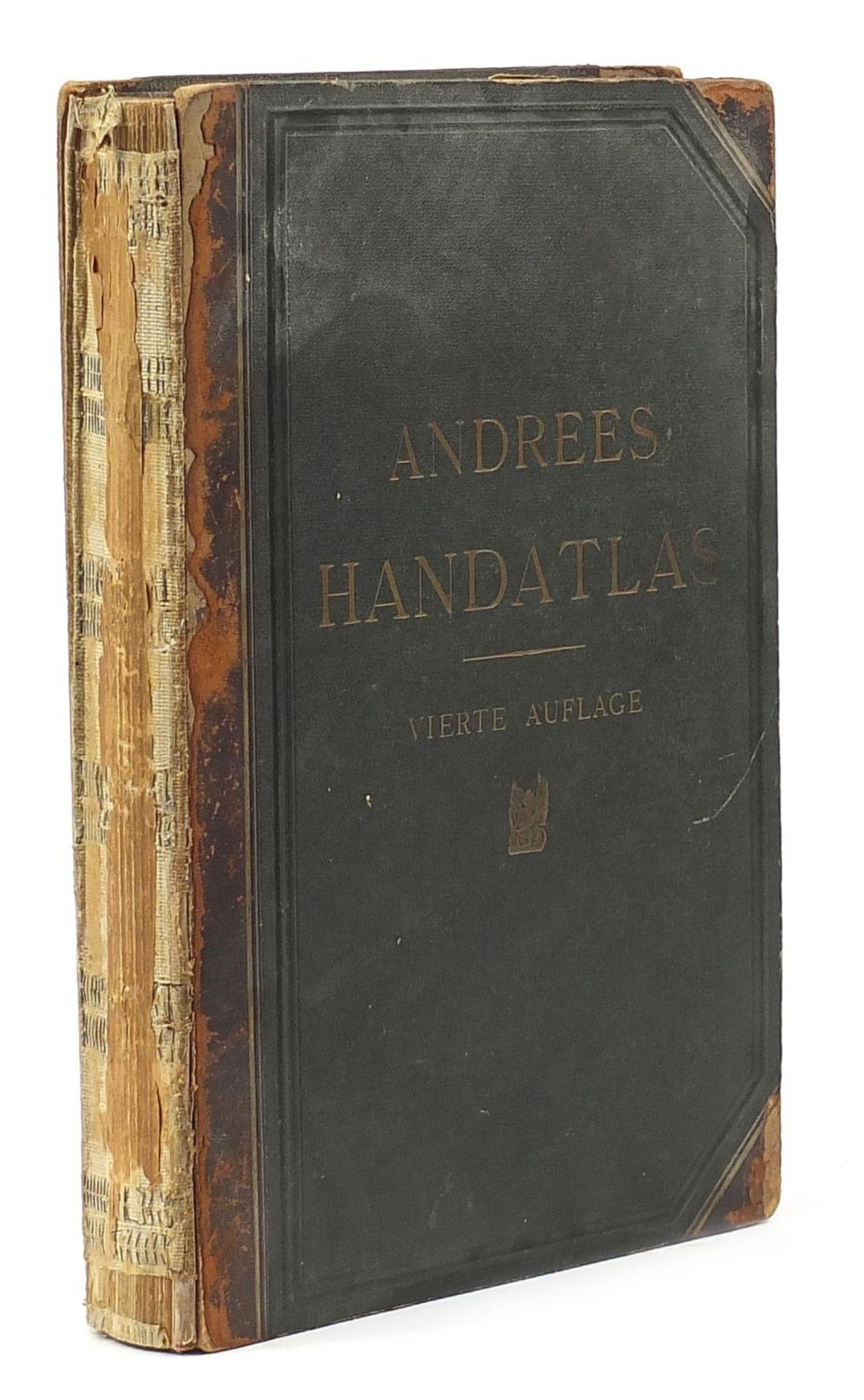 Andrees Handatlas hardback book by Scobell 1900